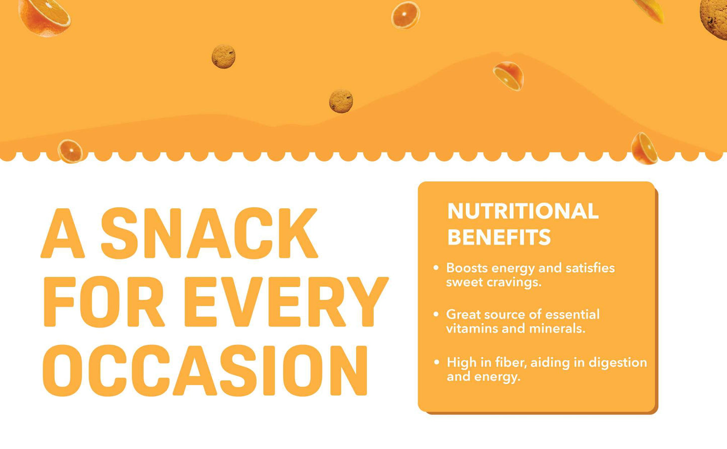 Natible Probiotic Orange Mini Cookies