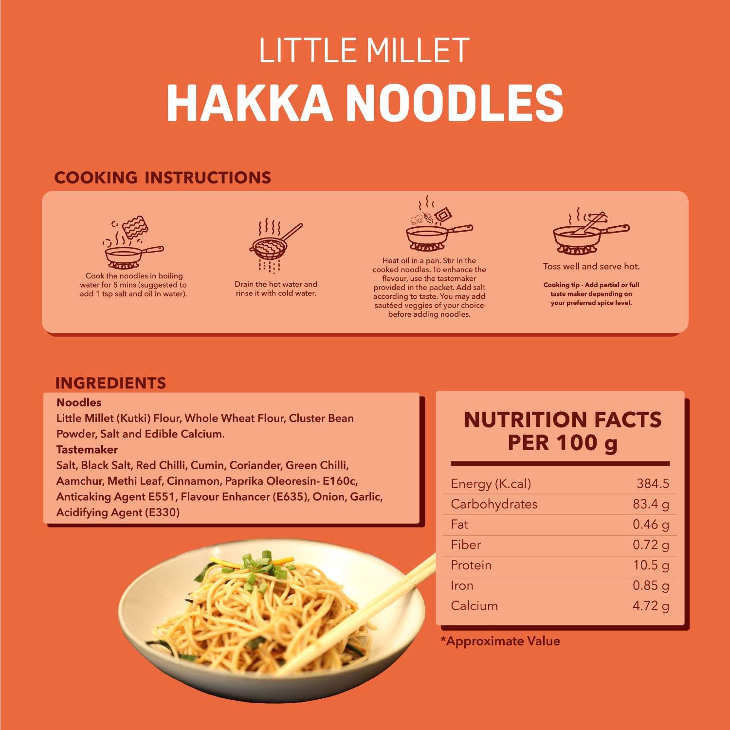 Little Millet Hakka Noodles
