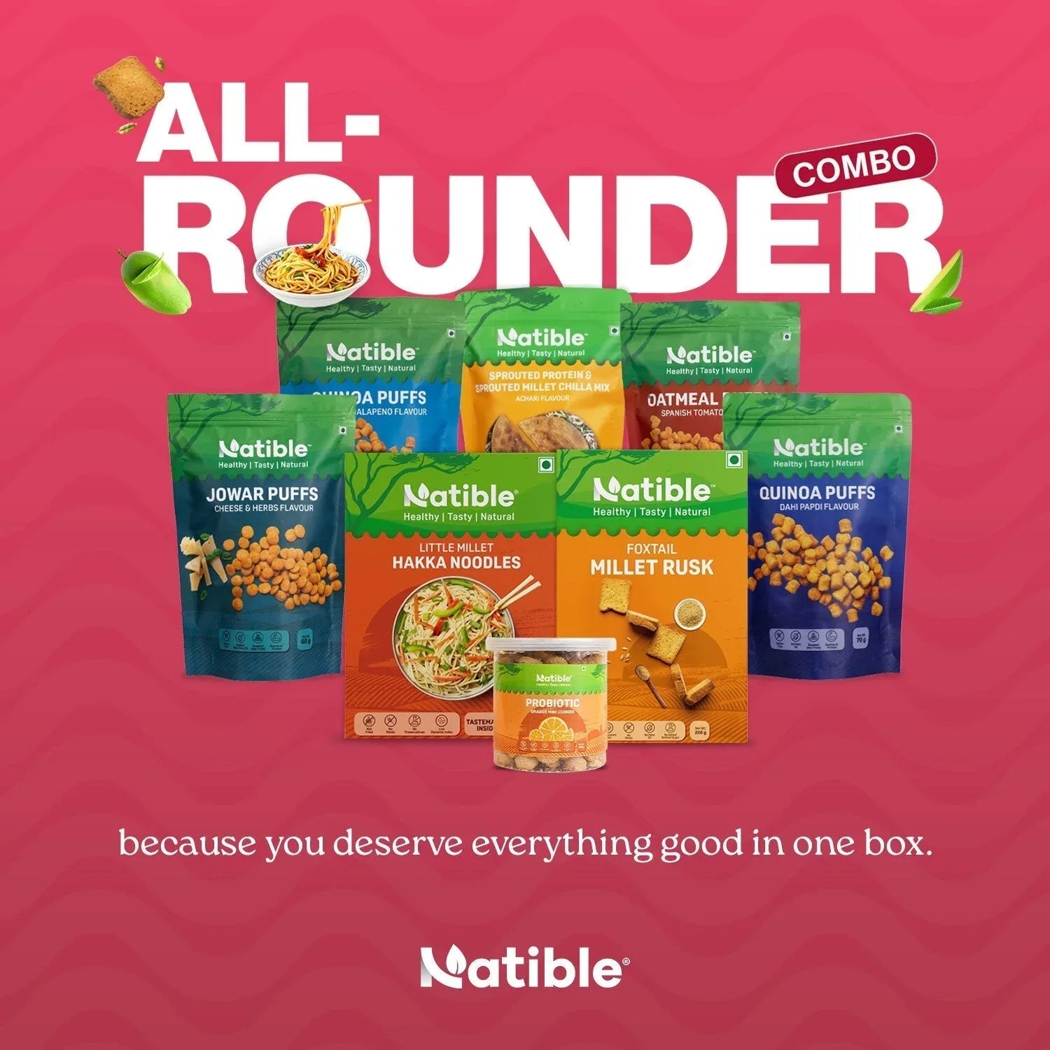 Fun Millets Millets for Kids Aged 10–15 | Boost Growth with Natible Snacks