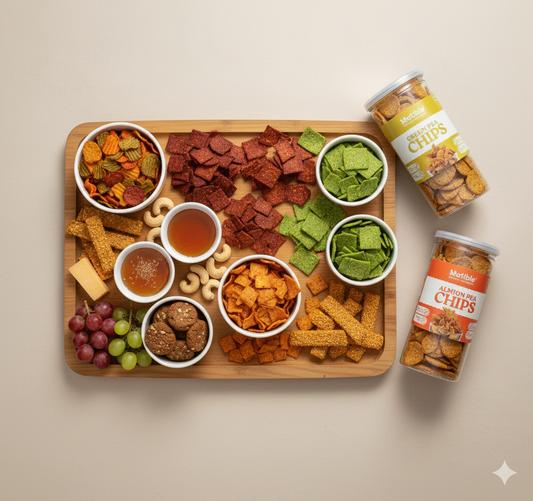 New Year Millet Snack Party Platter Using Natible’s Bestsellers