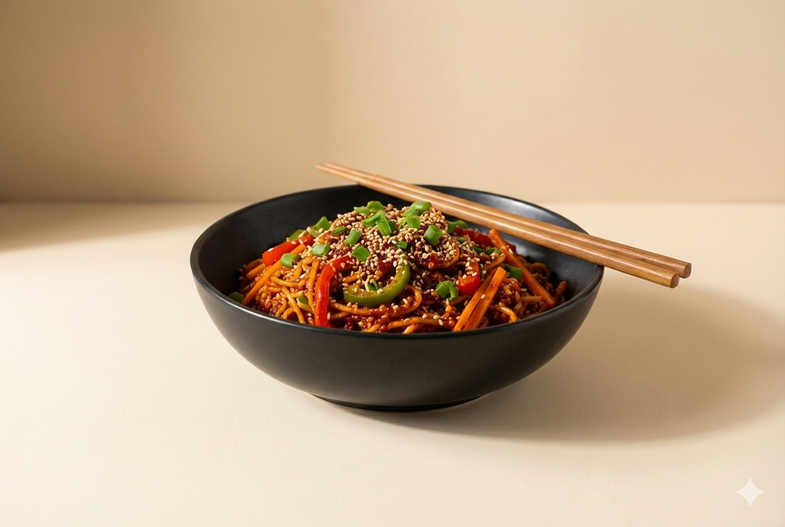 Chilli Korean Noodles Made with Natible Little Millet Hakka Noodles