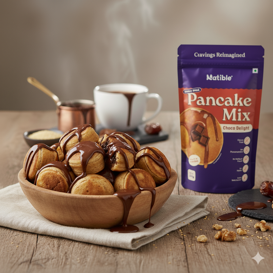 Pancake Mix Recipe: Healthy No-Maida Pancake Bombs Filled with Dates