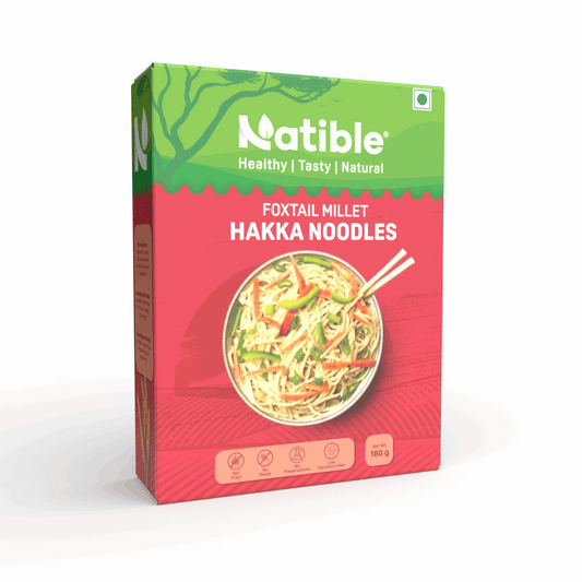 Natible Foxtail Millet Hakka Noodles (180 gms)