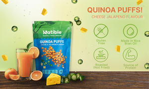 Cheese & Jalapeno Quinoa Puffs