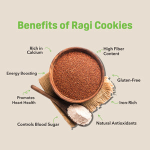 Natible Ragi Mini Cookies