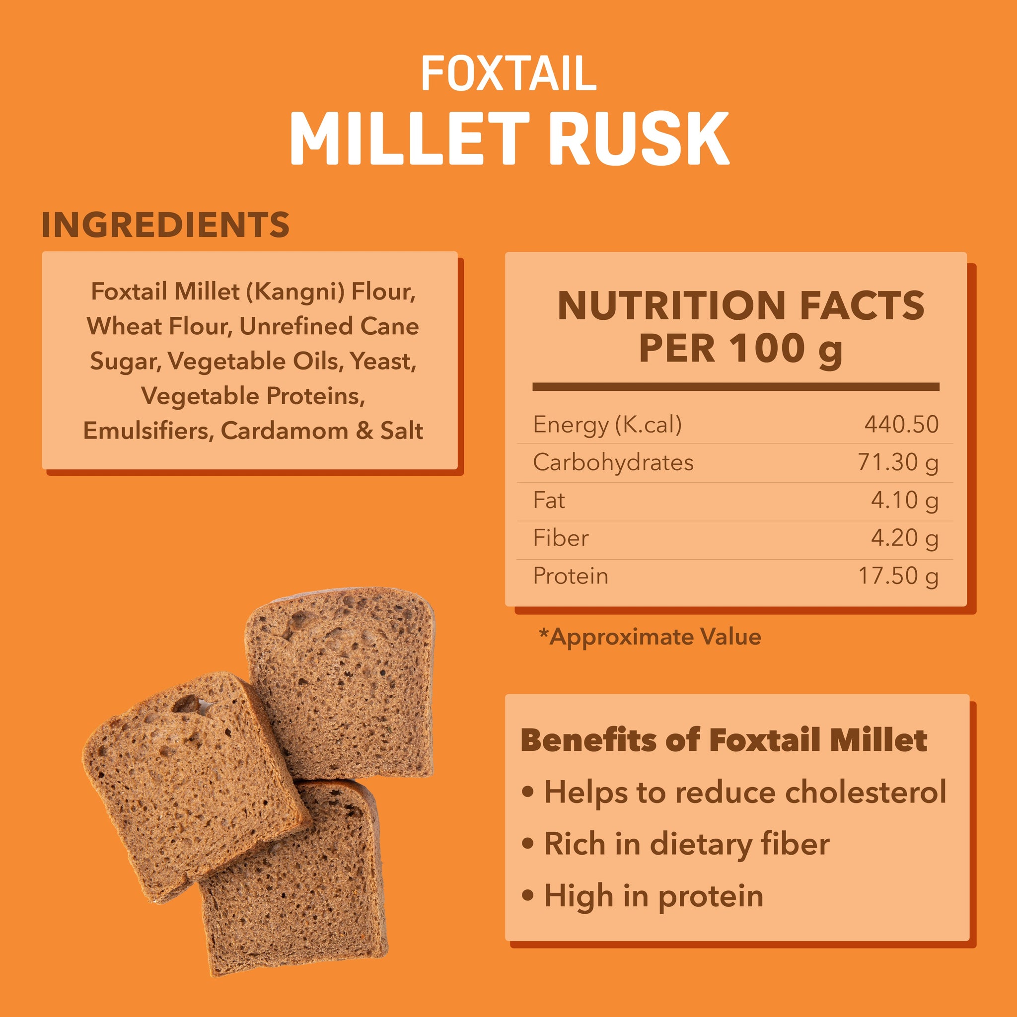 Foxtail Millet Rusk