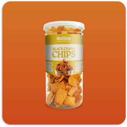 black chana chips