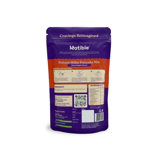 Instant Millet Pancake Mix-Chocolate
