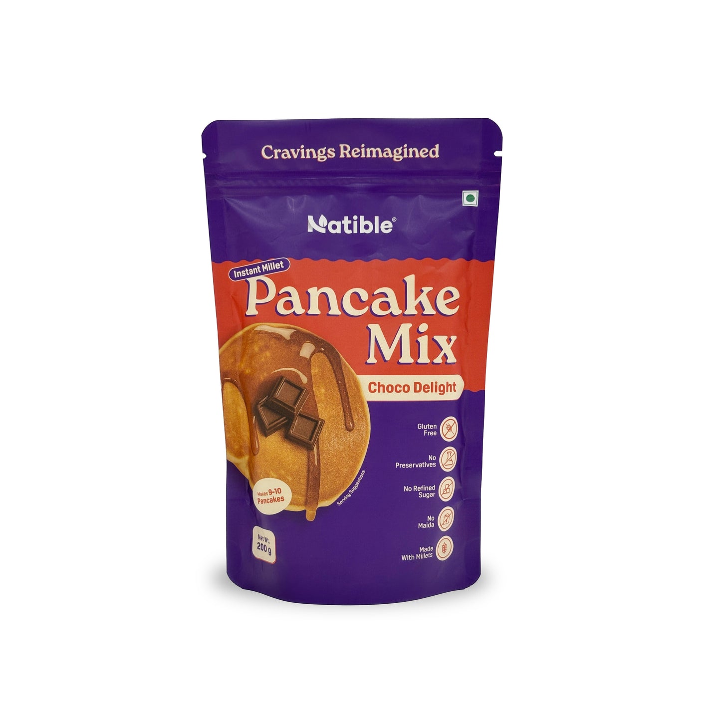 Instant Millet Pancake Mix-Chocolate