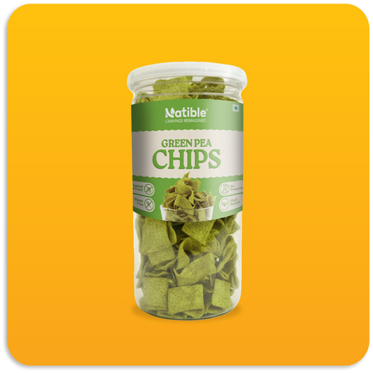 green pea chips